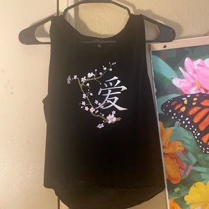 Cherry Blossom Cropped Top